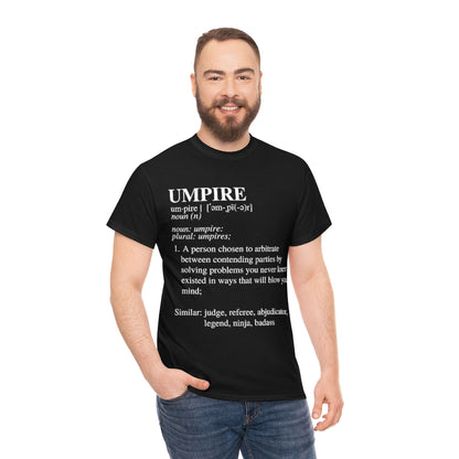 UMPIRE - Dictionary Definition - Unisex Cotton Tee