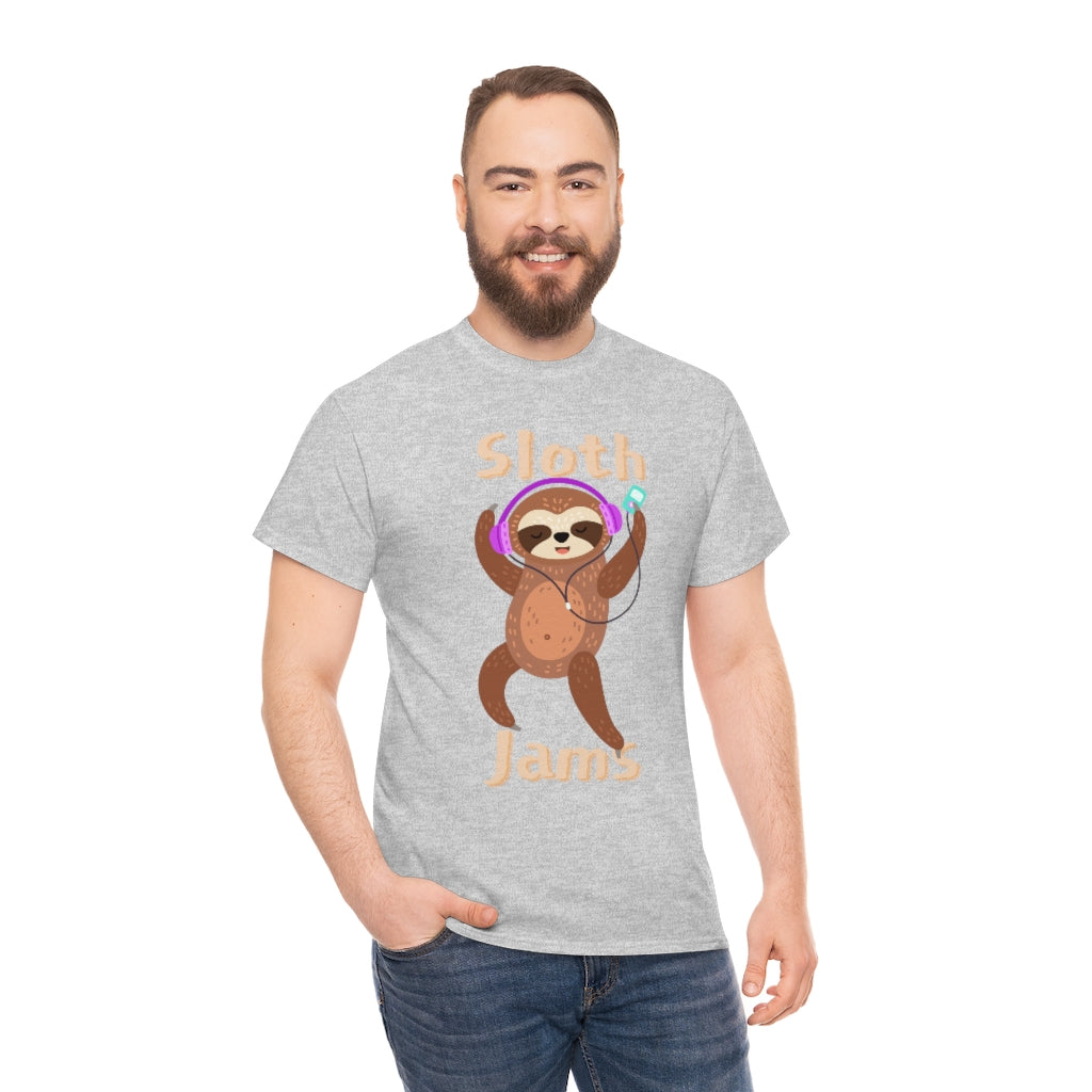 Sloth Jams - Unisex Heavy Cotton Tee