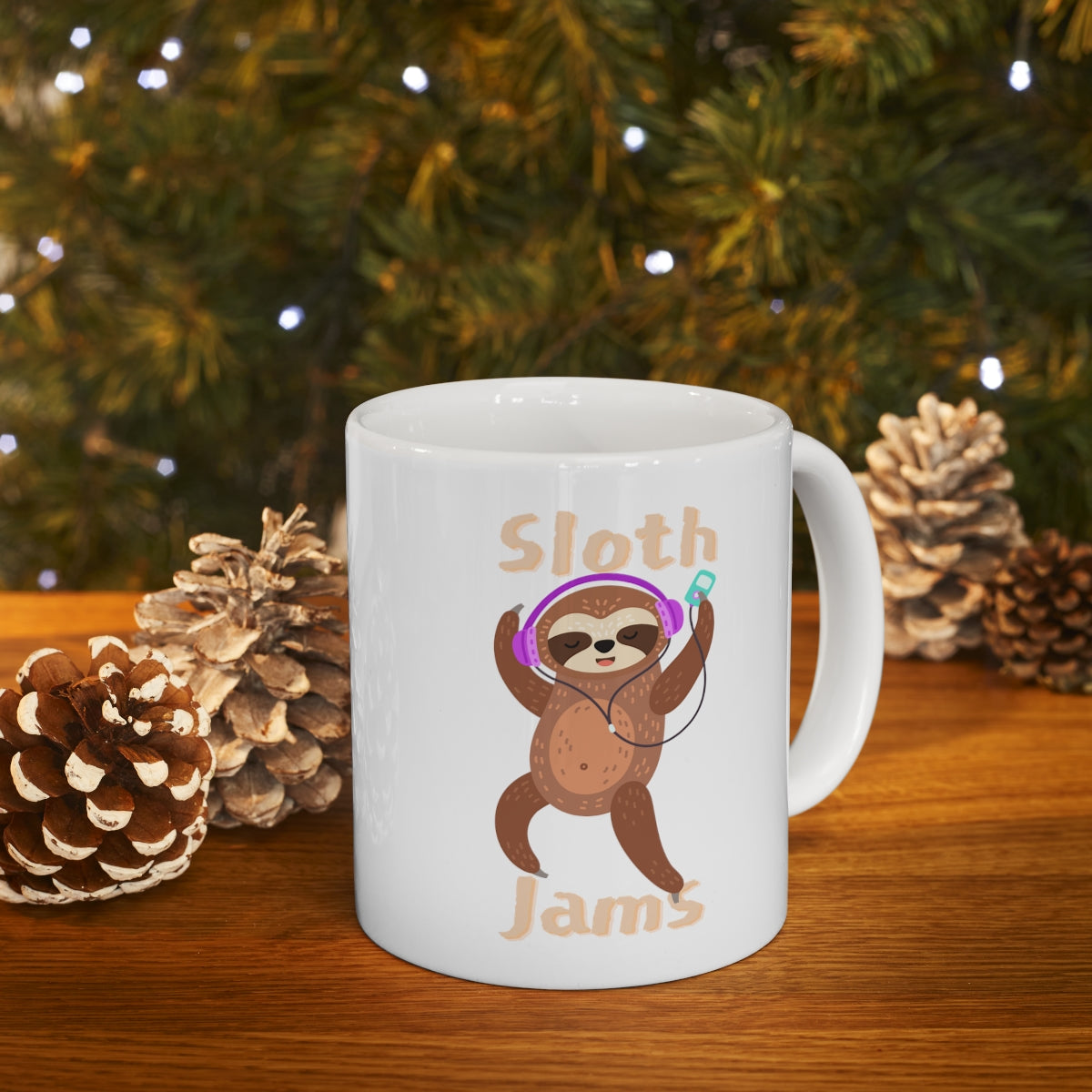 Sloth Jams - Ceramic Mug 11oz