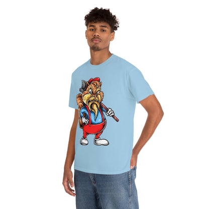 Cartoon Art Series - Chip the Lumberjack - Unisex Heavy Cotton Tee