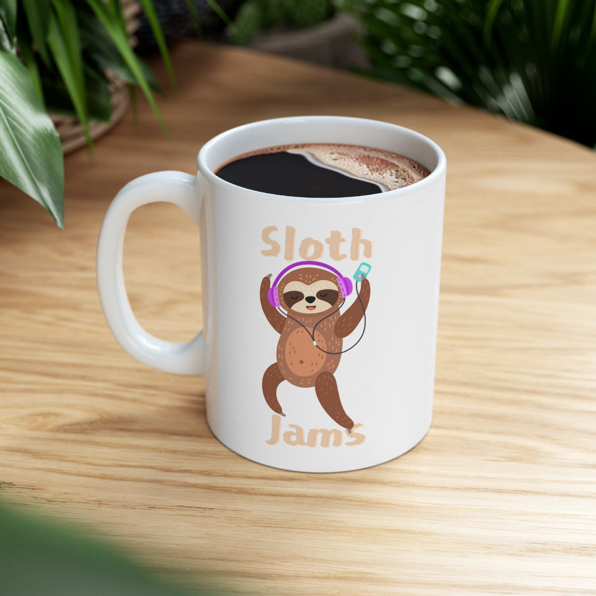 Sloth Jams - Ceramic Mug 11oz