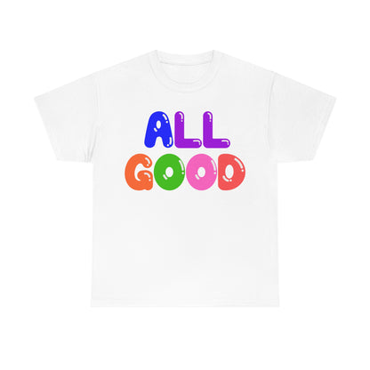 All Good - Balloons - Retro - Unisex Heavy Cotton Tee