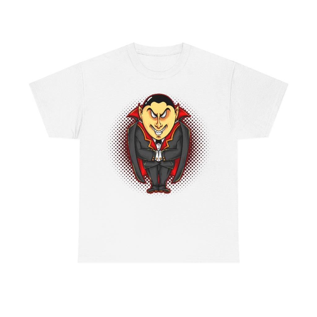 Cartoon Art - Vampire - Unisex Heavy Cotton Tee