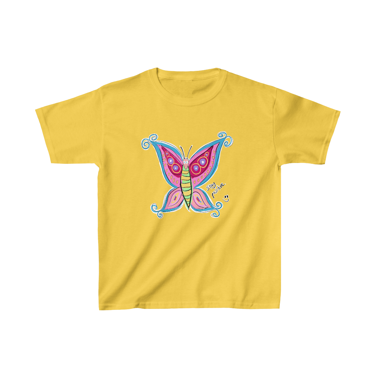 Positive Butterfly - Kids Heavy Cotton™ Tee