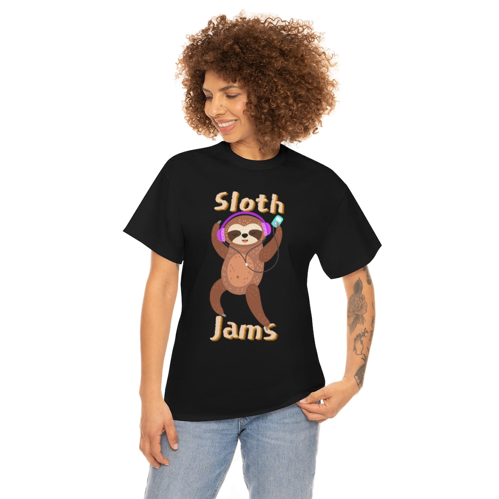 Sloth Jams - Unisex Heavy Cotton Tee