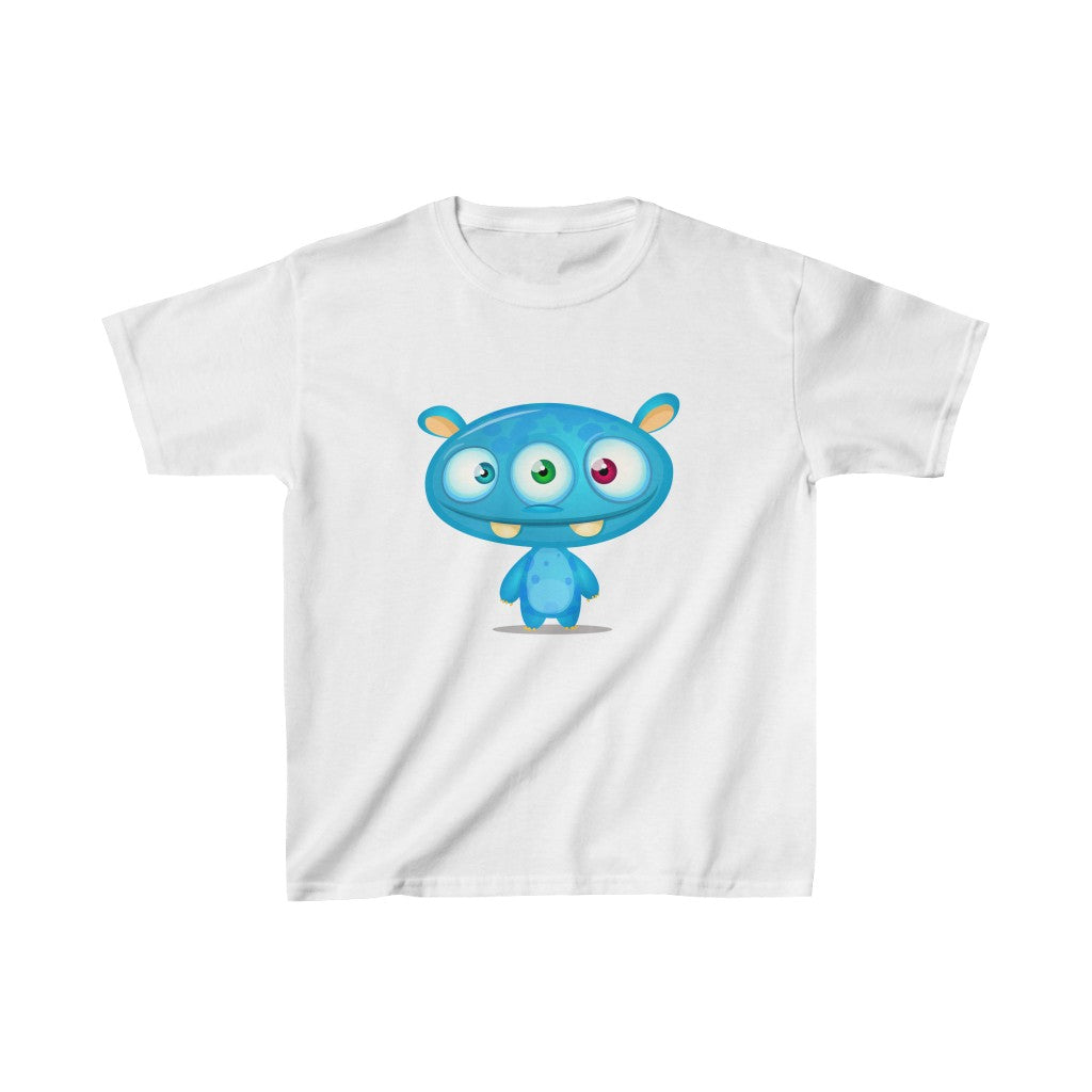 Cartoon Lil Monster Triclops - Kids Heavy Cotton™ Tee