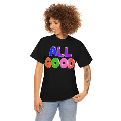 All Good - Balloons - Retro - Unisex Heavy Cotton Tee