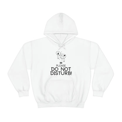 Earphone equals Do Not Disturb - Unisex Heavy Blend™ Hooded Sweatshirt