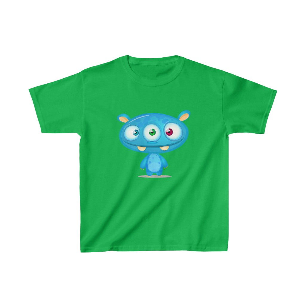 Cartoon Lil Monster Triclops - Kids Heavy Cotton™ Tee