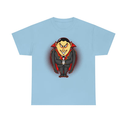 Cartoon Art - Vampire - Unisex Heavy Cotton Tee