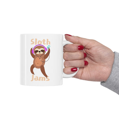 Sloth Jams - Ceramic Mug 11oz