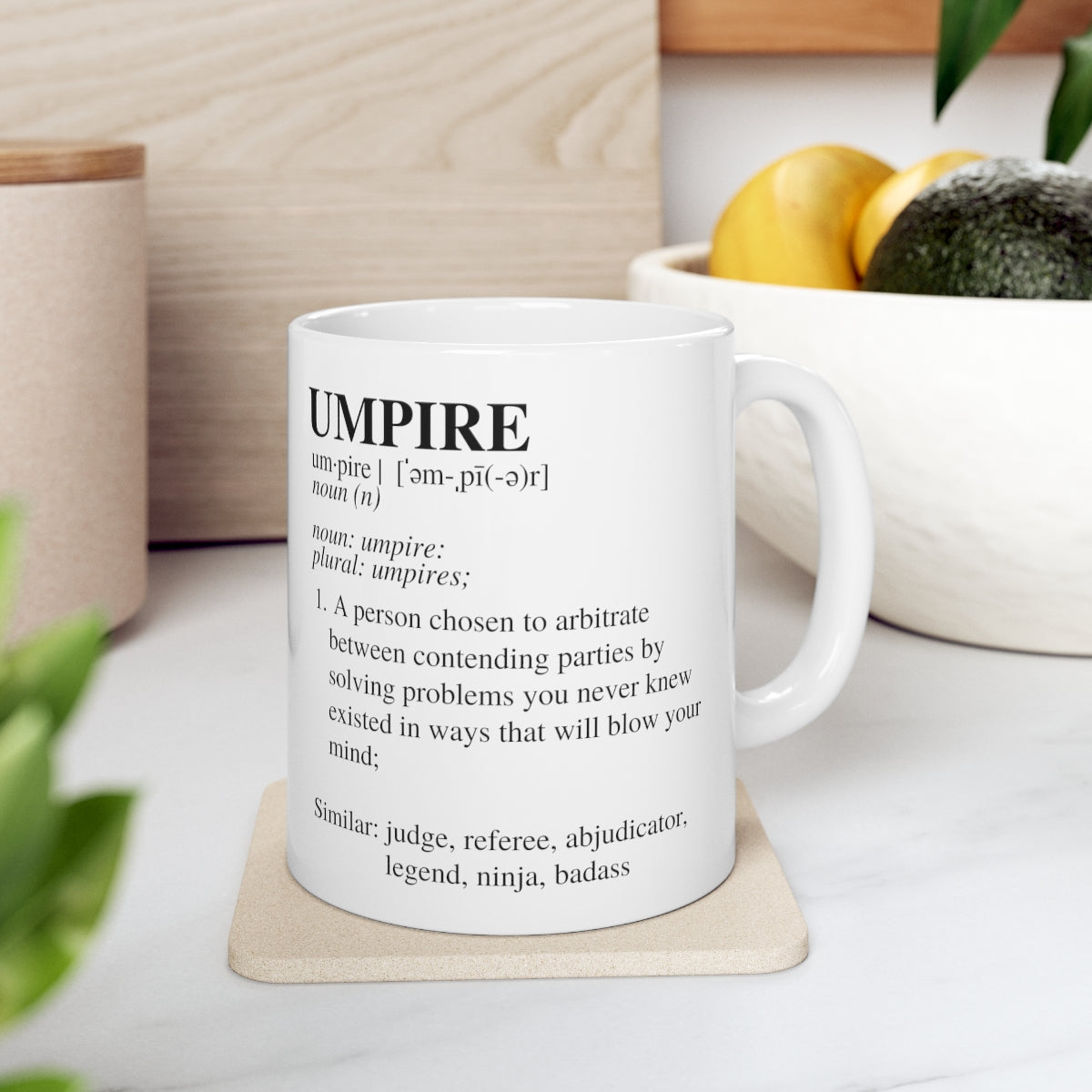 UMPIRE - Dictionary Definition - Ceramic Mug 11oz