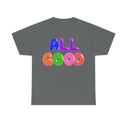 All Good - Balloons - Retro - Unisex Heavy Cotton Tee