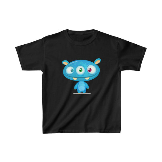 Cartoon Lil Monster Triclops - Kids Heavy Cotton™ Tee