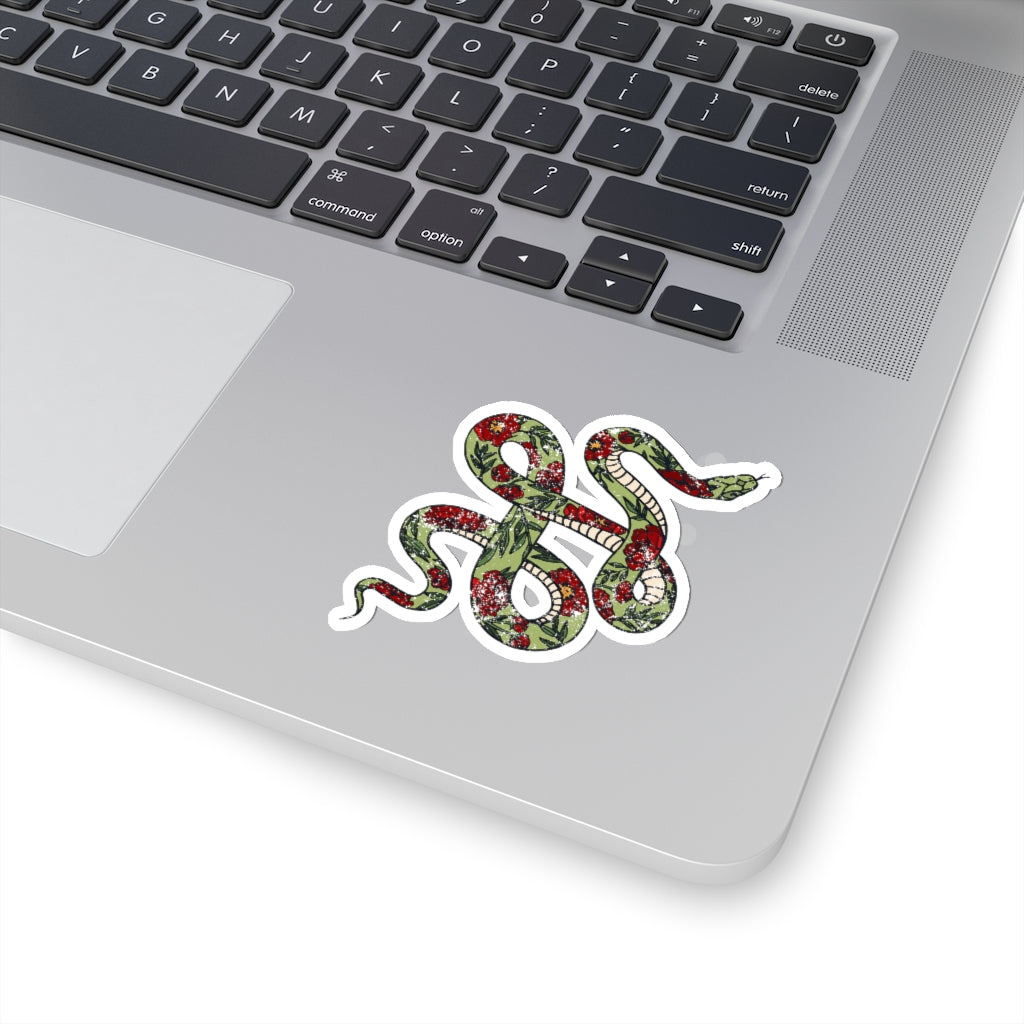 Distressed Tattoo Snake - Kiss-Cut Stickers