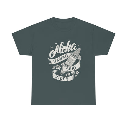 Aloha Hawaii Surf Rider - Unisex Heavy Cotton Tee