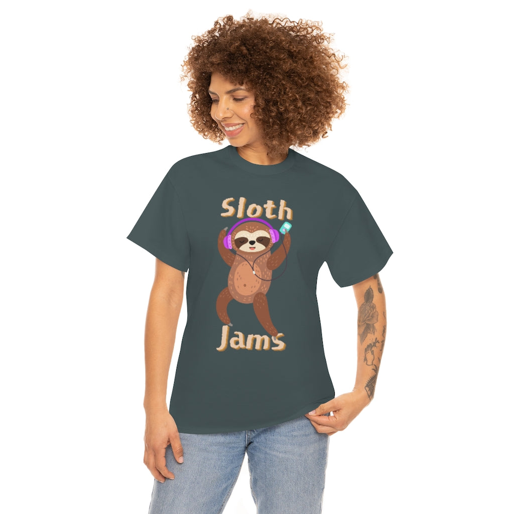 Sloth Jams - Unisex Heavy Cotton Tee