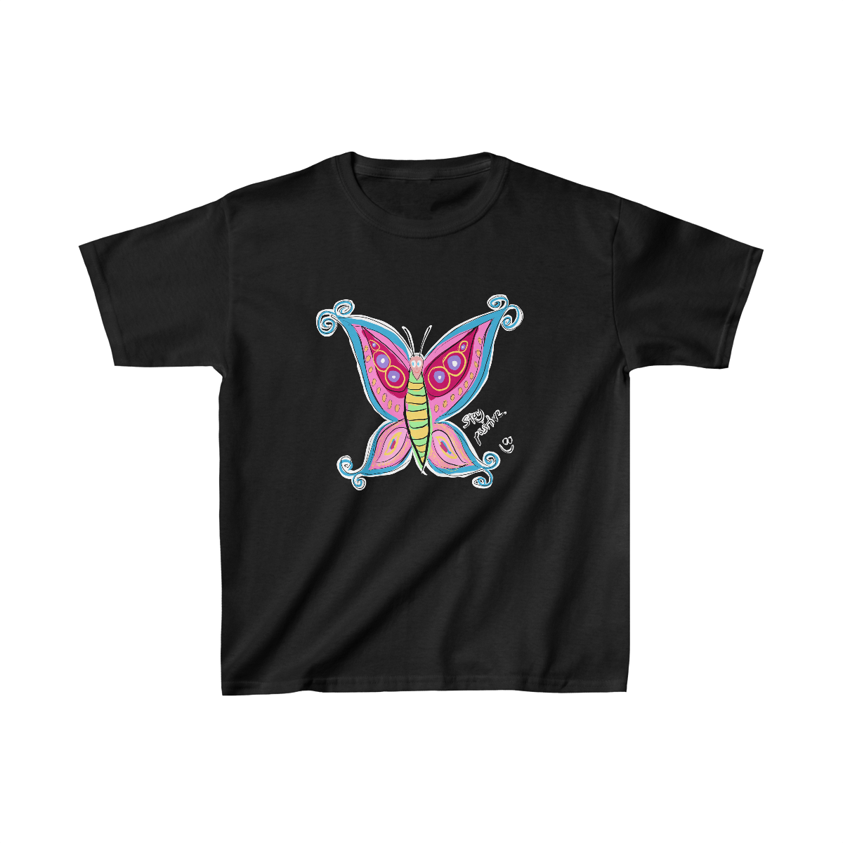 Positive Butterfly - Kids Heavy Cotton™ Tee