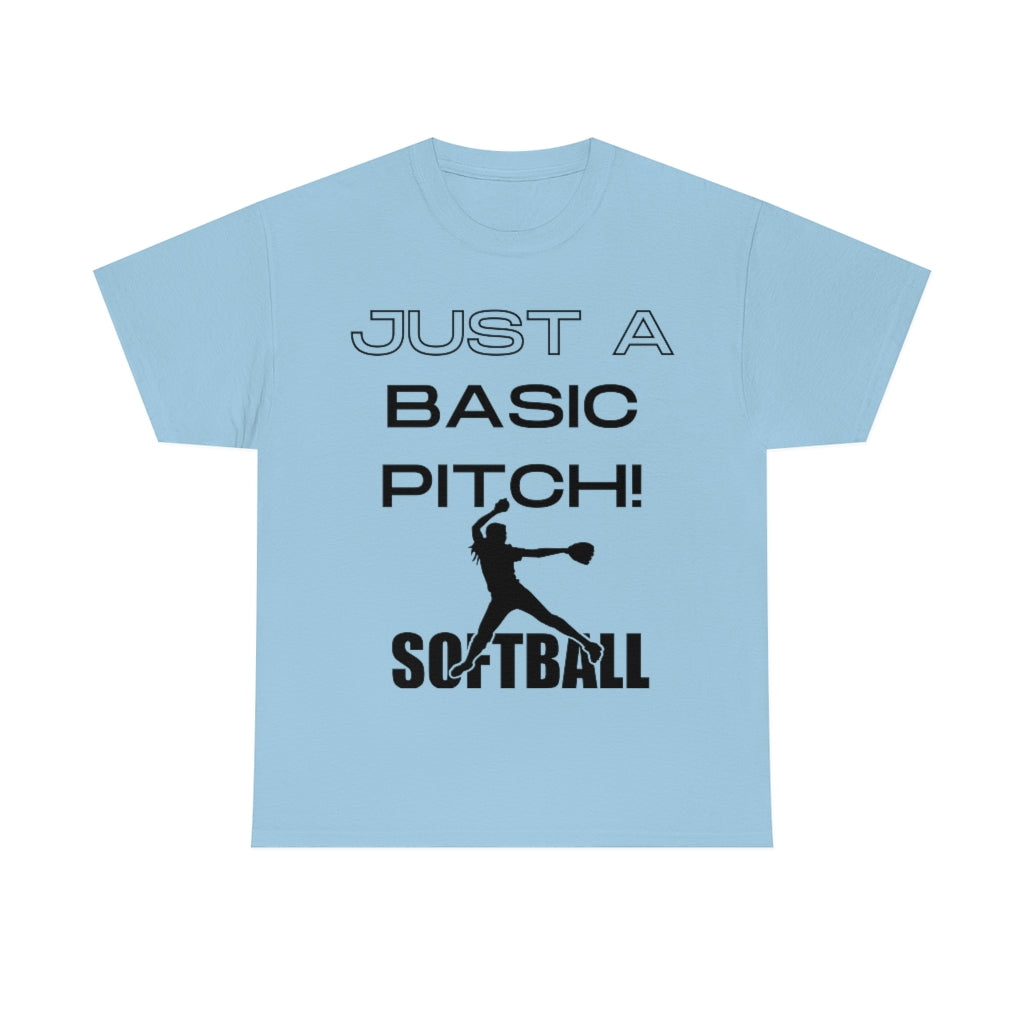 Just A Basic Pitch! - Unisex Cotton Tee