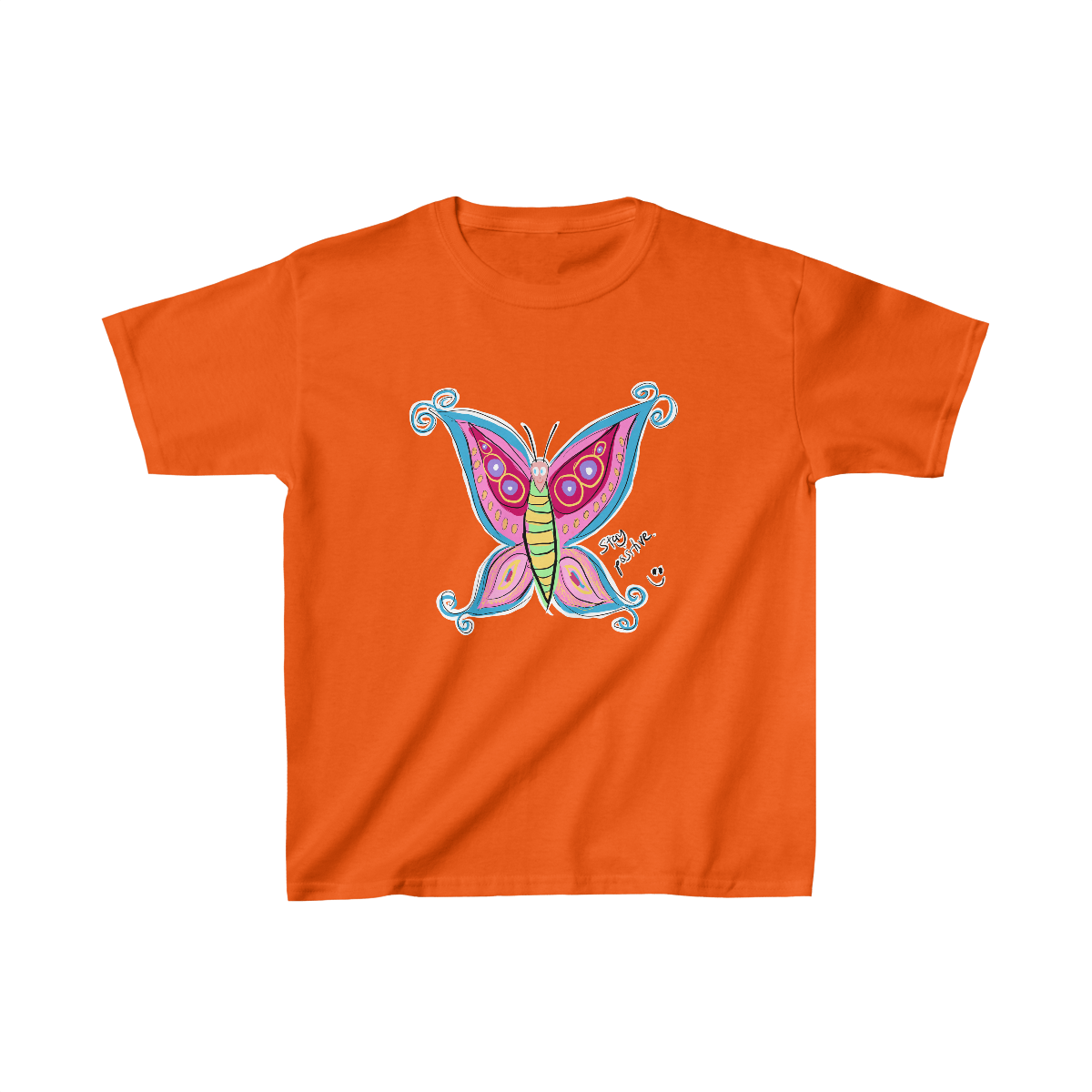 Positive Butterfly - Kids Heavy Cotton™ Tee