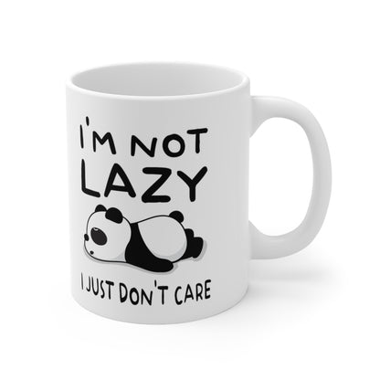 I'm Not Lazy Panda - Ceramic Mug 11oz