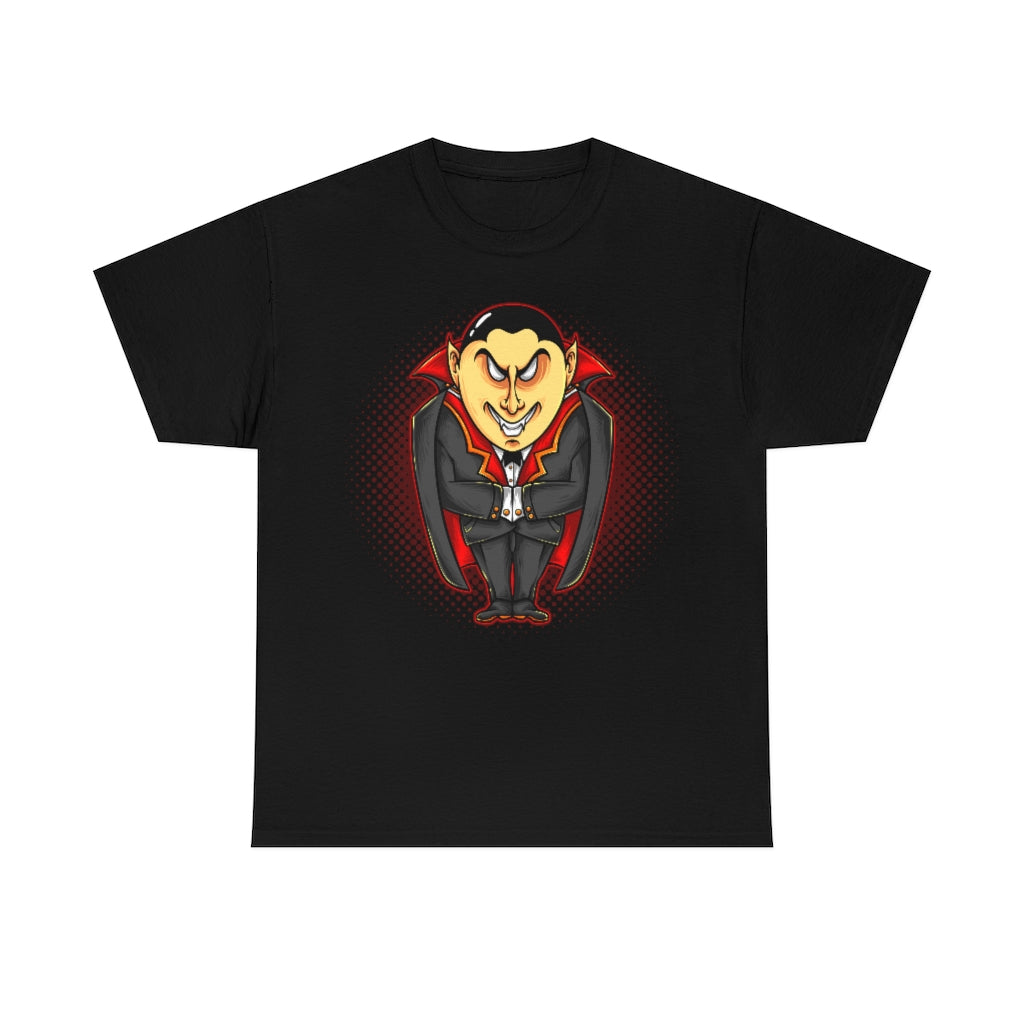 Cartoon Art - Vampire - Unisex Heavy Cotton Tee