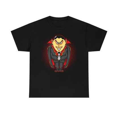 Cartoon Art - Vampire - Unisex Heavy Cotton Tee