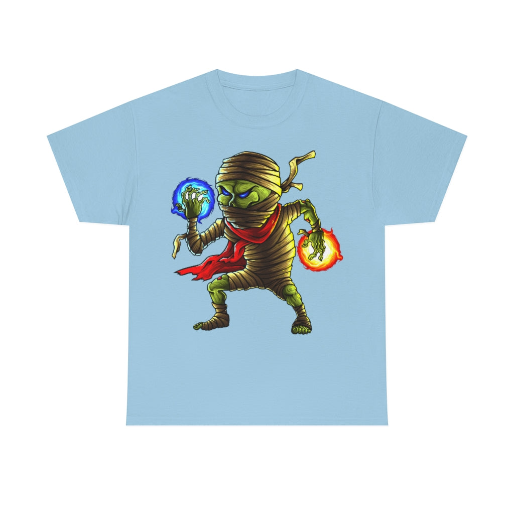 Cartoon Art - Mummy the Conjuror - Unisex Heavy Cotton Tee