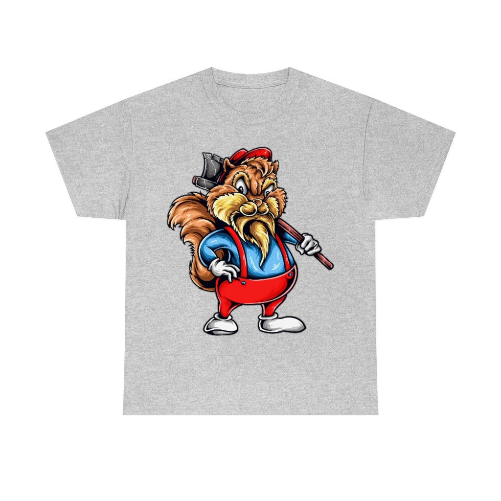 Cartoon Art Series - Chip the Lumberjack - Unisex Heavy Cotton Tee