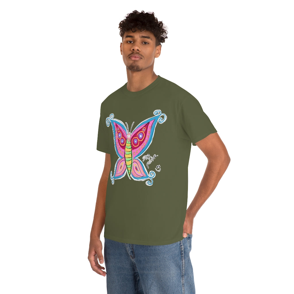 Positive Butterfly - Unisex Heavy Cotton Tee