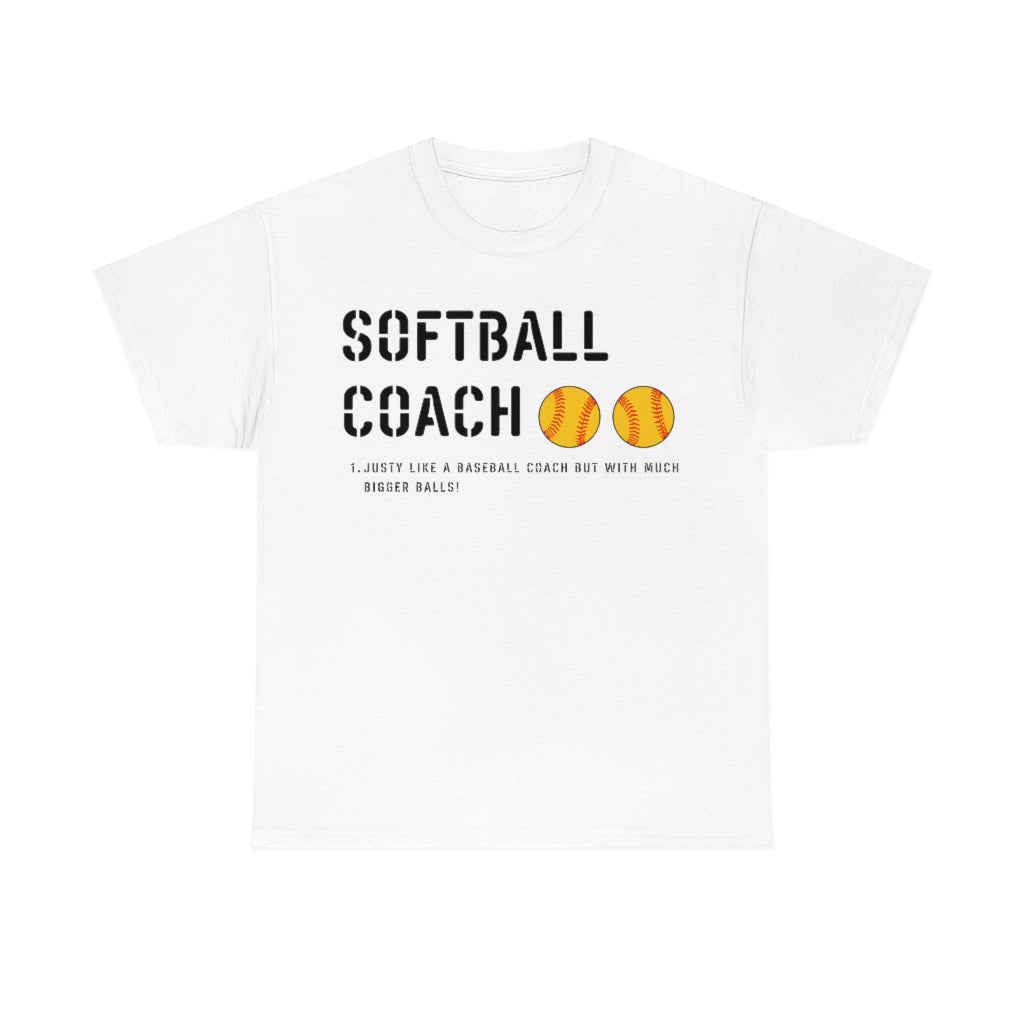 Softball Coach Definition - Unisex Cotton Tee