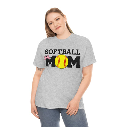 Softball MOM  - Unisex Cotton Tee