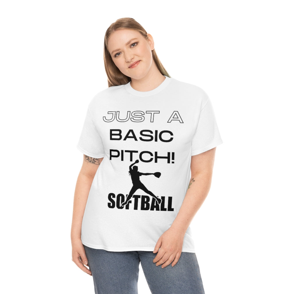 Just A Basic Pitch! - Unisex Cotton Tee