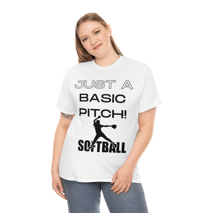 Just A Basic Pitch! - Unisex Cotton Tee