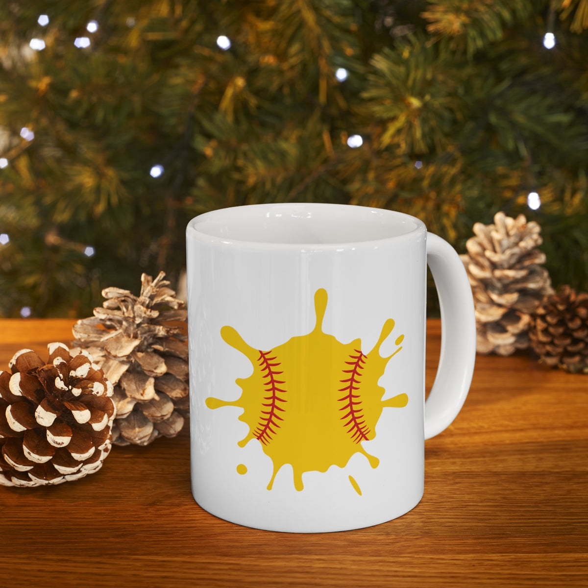 Eat. Sleep. Softball. Ceramic Mug 11oz