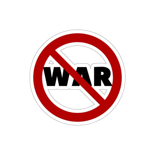 Anti-War - No War - Kiss-Cut Stickers