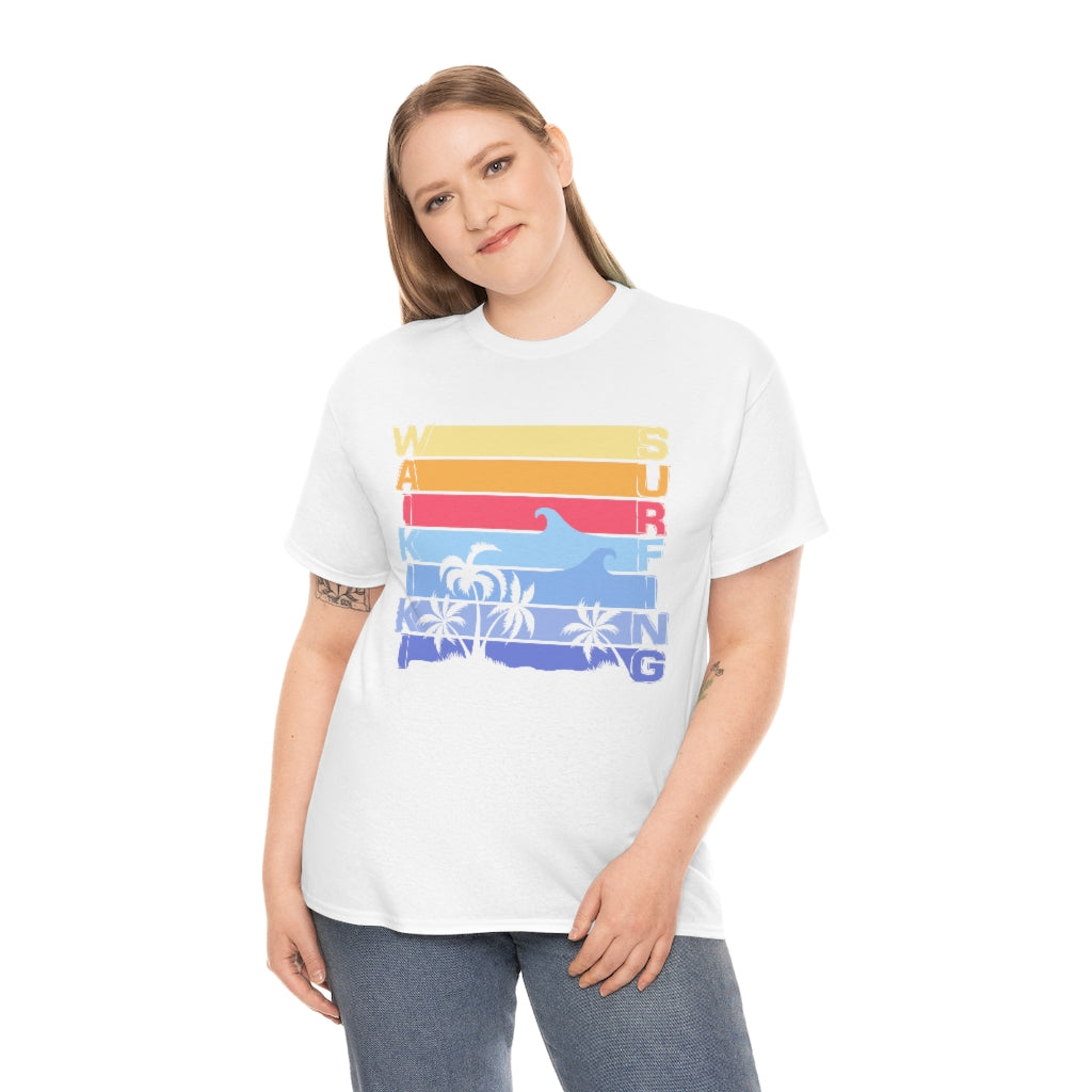 Waikiki Surfing - Unisex Heavy Cotton Tee