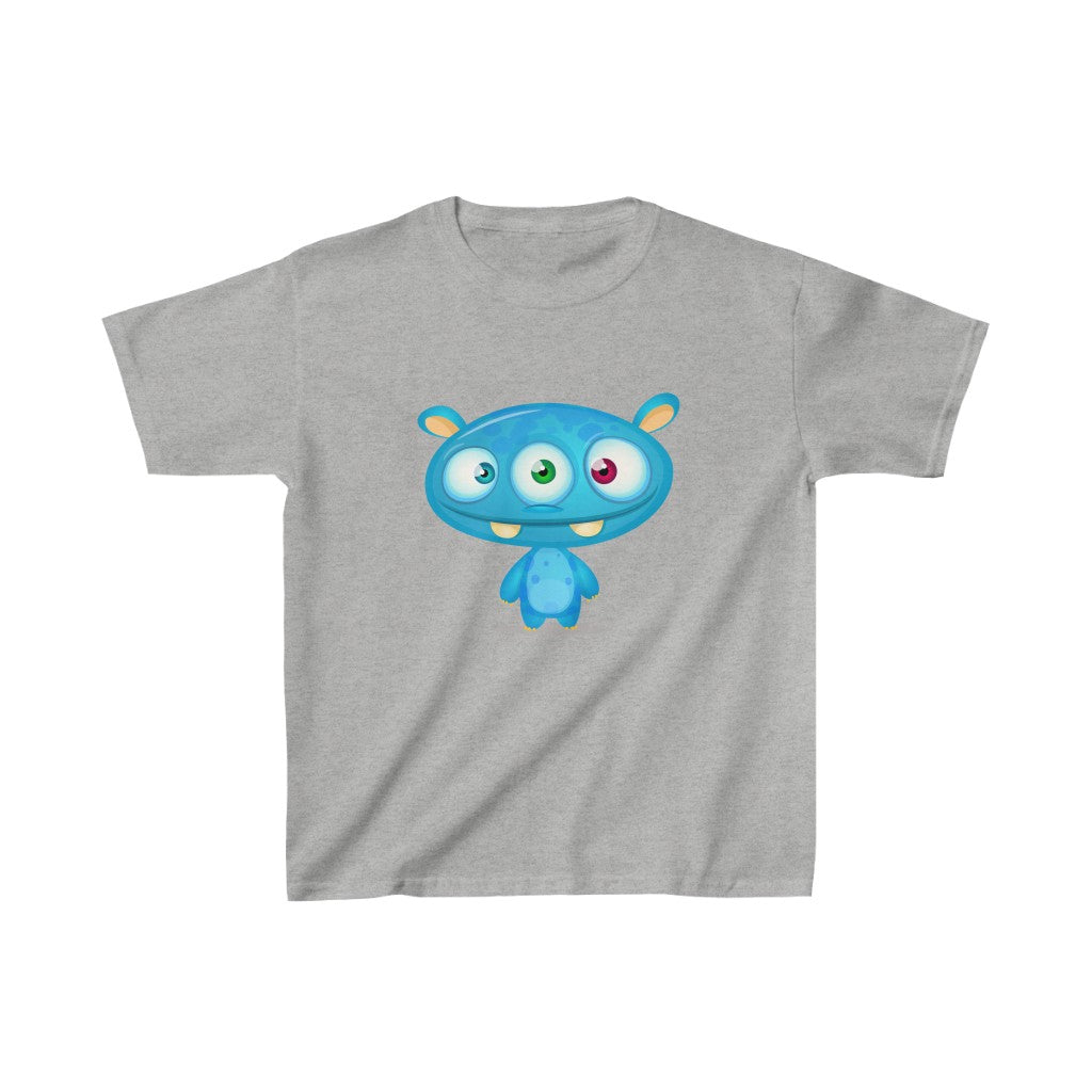 Cartoon Lil Monster Triclops - Kids Heavy Cotton™ Tee