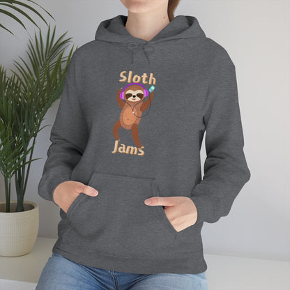 Sloth Jams - Unisex Heavy Blend™ Hooded Sweatshirt