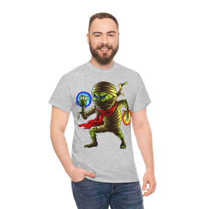 Cartoon Art - Mummy the Conjuror - Unisex Heavy Cotton Tee