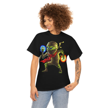 Cartoon Art - Mummy the Conjuror - Unisex Heavy Cotton Tee