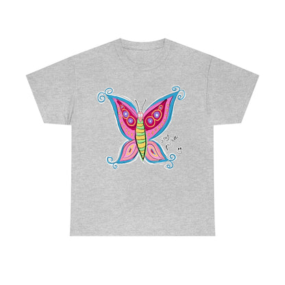 Positive Butterfly - Unisex Heavy Cotton Tee