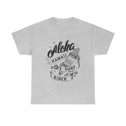 Aloha Hawaii Surf Rider - Unisex Heavy Cotton Tee