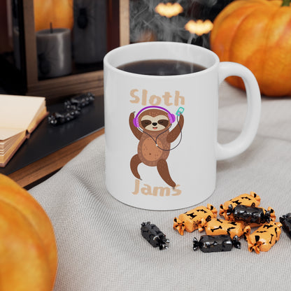 Sloth Jams - Ceramic Mug 11oz