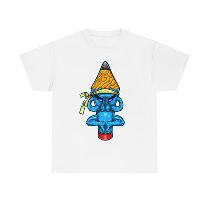 Cartoon Art - Pencil Meditation - Unisex Heavy Cotton Tee