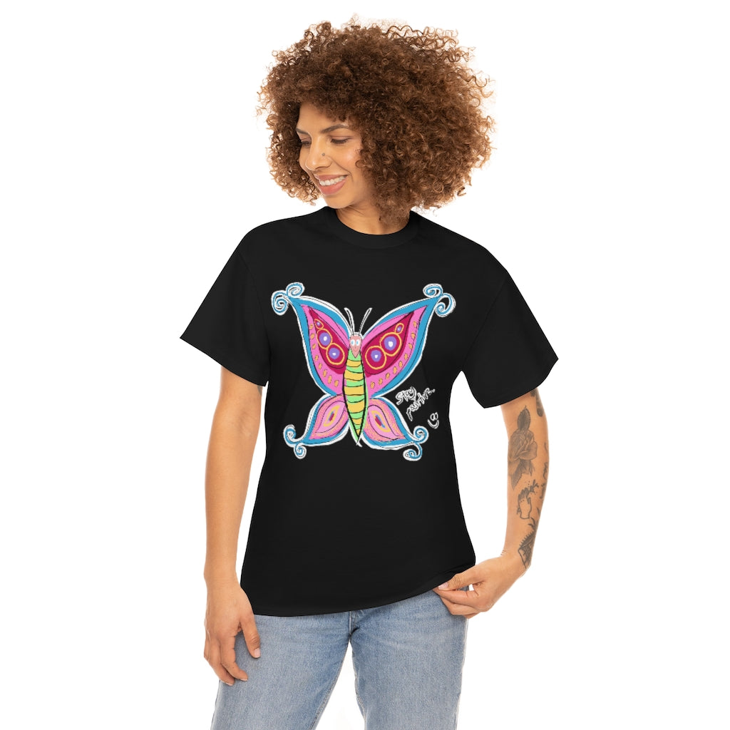 Positive Butterfly - Unisex Heavy Cotton Tee