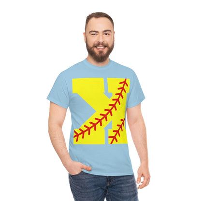 Backwards K - Strikeout - Softball - Unisex Cotton Tee