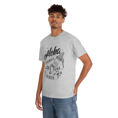 Aloha Hawaii Surf Rider - Unisex Heavy Cotton Tee