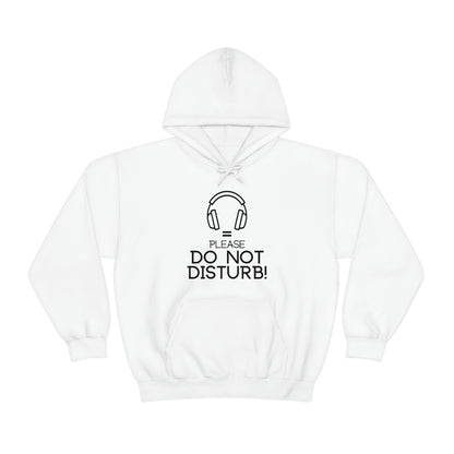 Headphones equals Do Not Disturb - Unisex Heavy Blend™ Hooded Sweatshirt