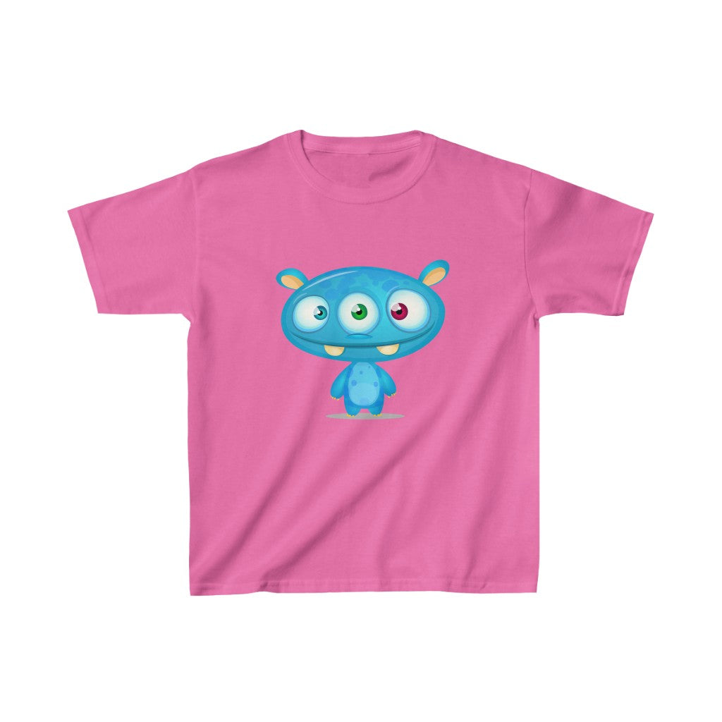 Cartoon Lil Monster Triclops - Kids Heavy Cotton™ Tee